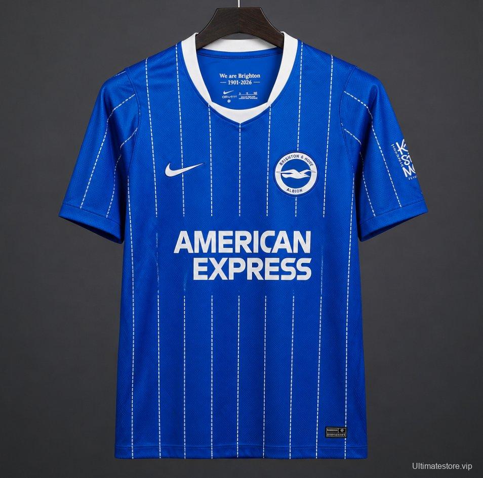 26/27 Brighton Hove Aibion Home Jersey