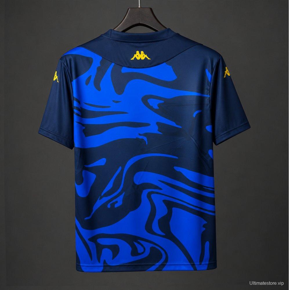 26/27 Cádiz CF Navy Blue Marble Pattern Pre-Match Jersey