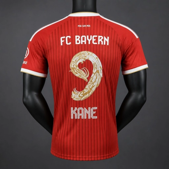 Player Version 26/27 Bayern Munich Home #9 KANE Stitched Name Number