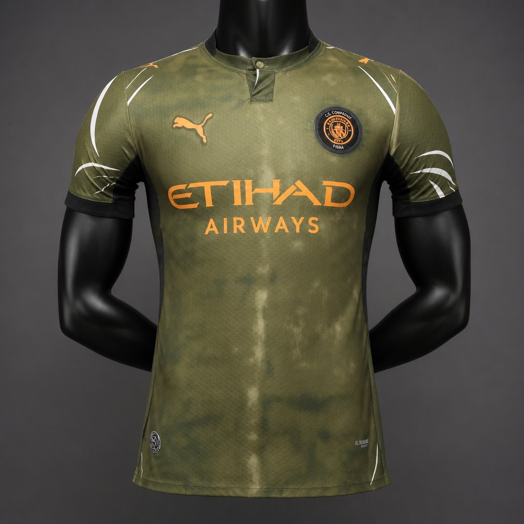Player Version 26/27 Manchester City Third  Olive Jersey
