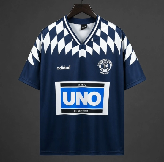 Retro 98/99  Independiente Rivadavia Mendoza Home Navy Blue Jersey