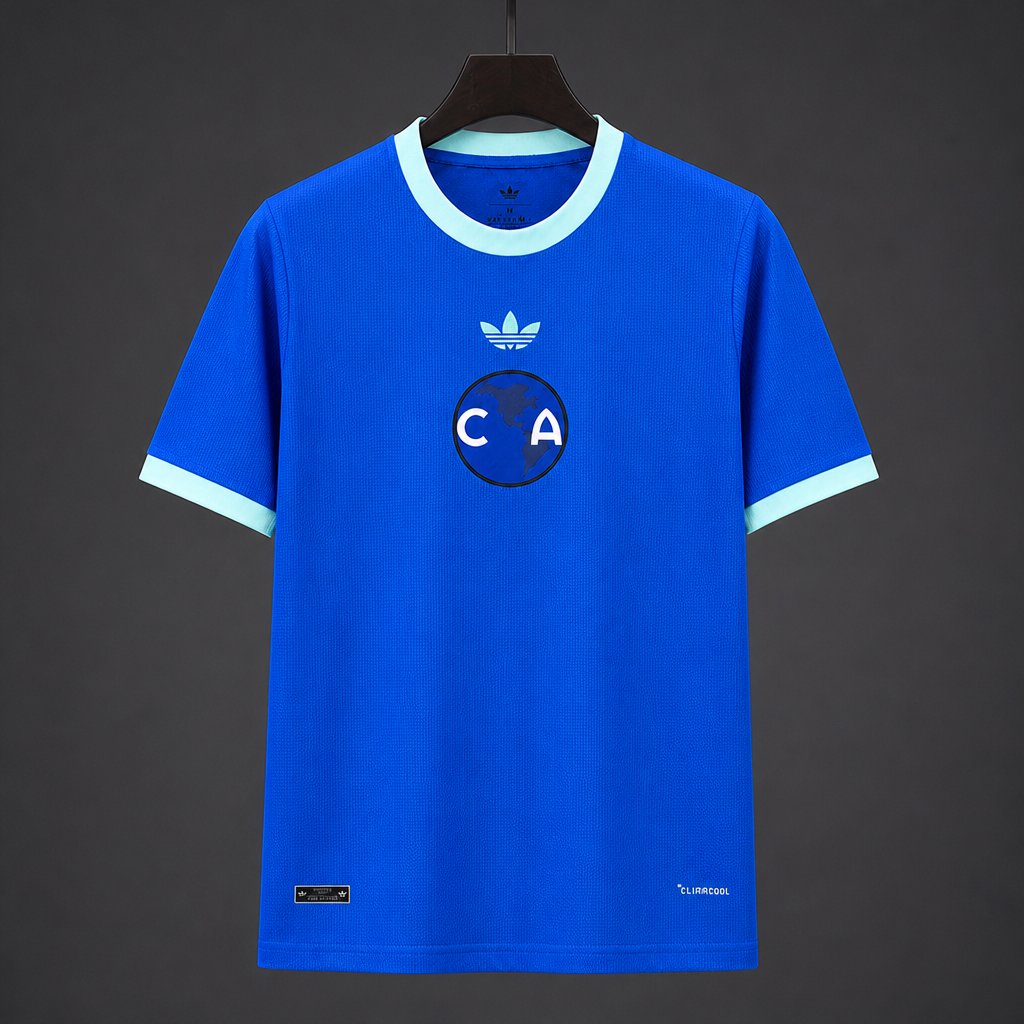 26/27  Club America 110 Years Anniversary Goalkeeper Blue Jersey