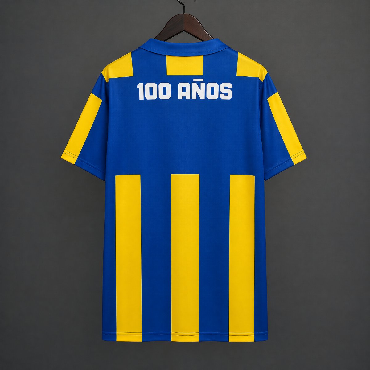 Retro 89/91 Rosario Central Home Blue Yellow Jersey
