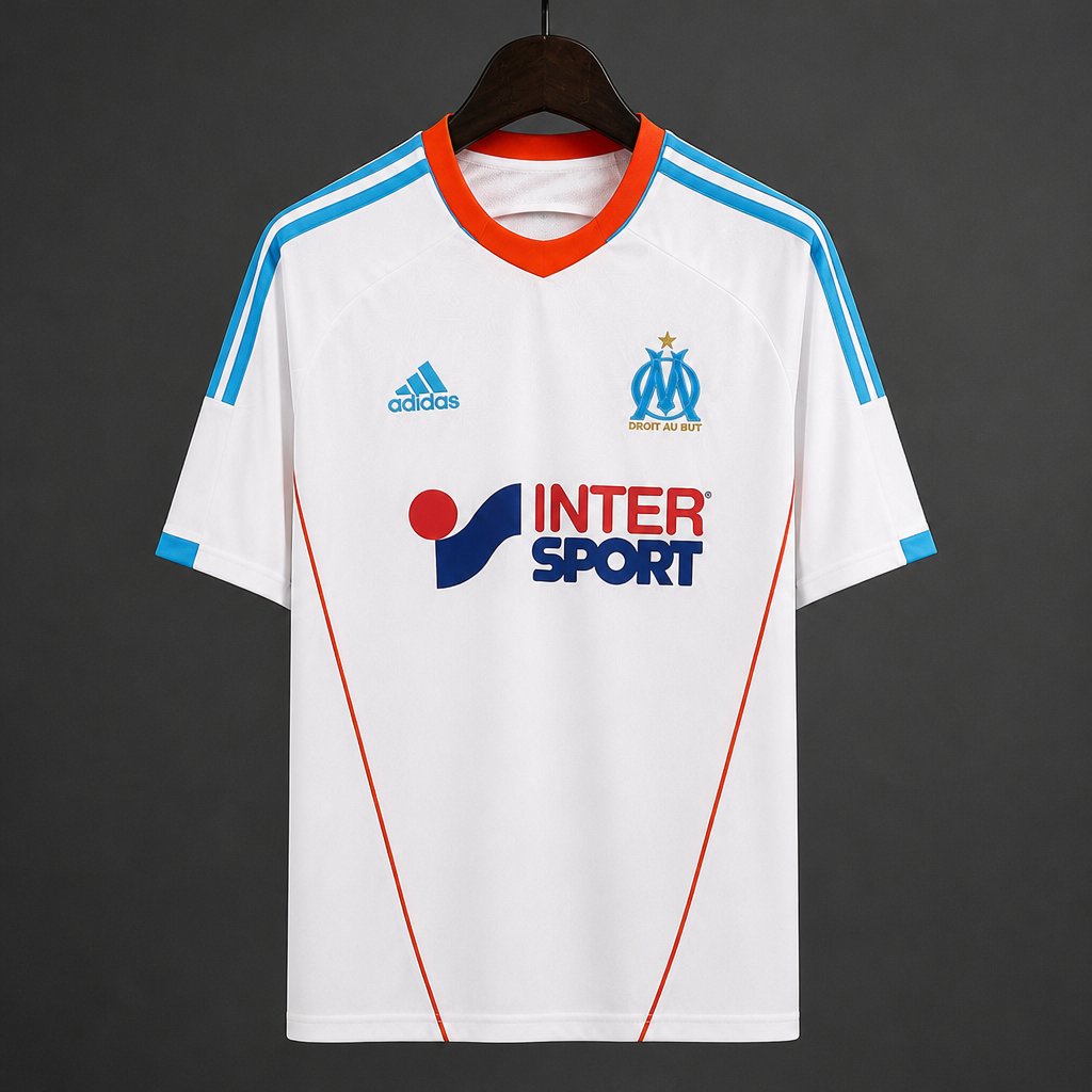 Retro 12/13 Marseille Home White Jersey
