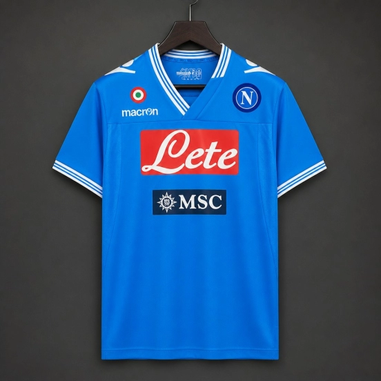 Retro 12/13 Napoli Home Blue Jersey